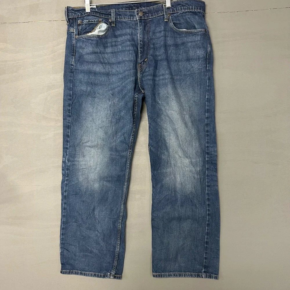 Levis 541 Athletic Taper Blue Denim‎ Jeans Mens 38x32 Casual Pants